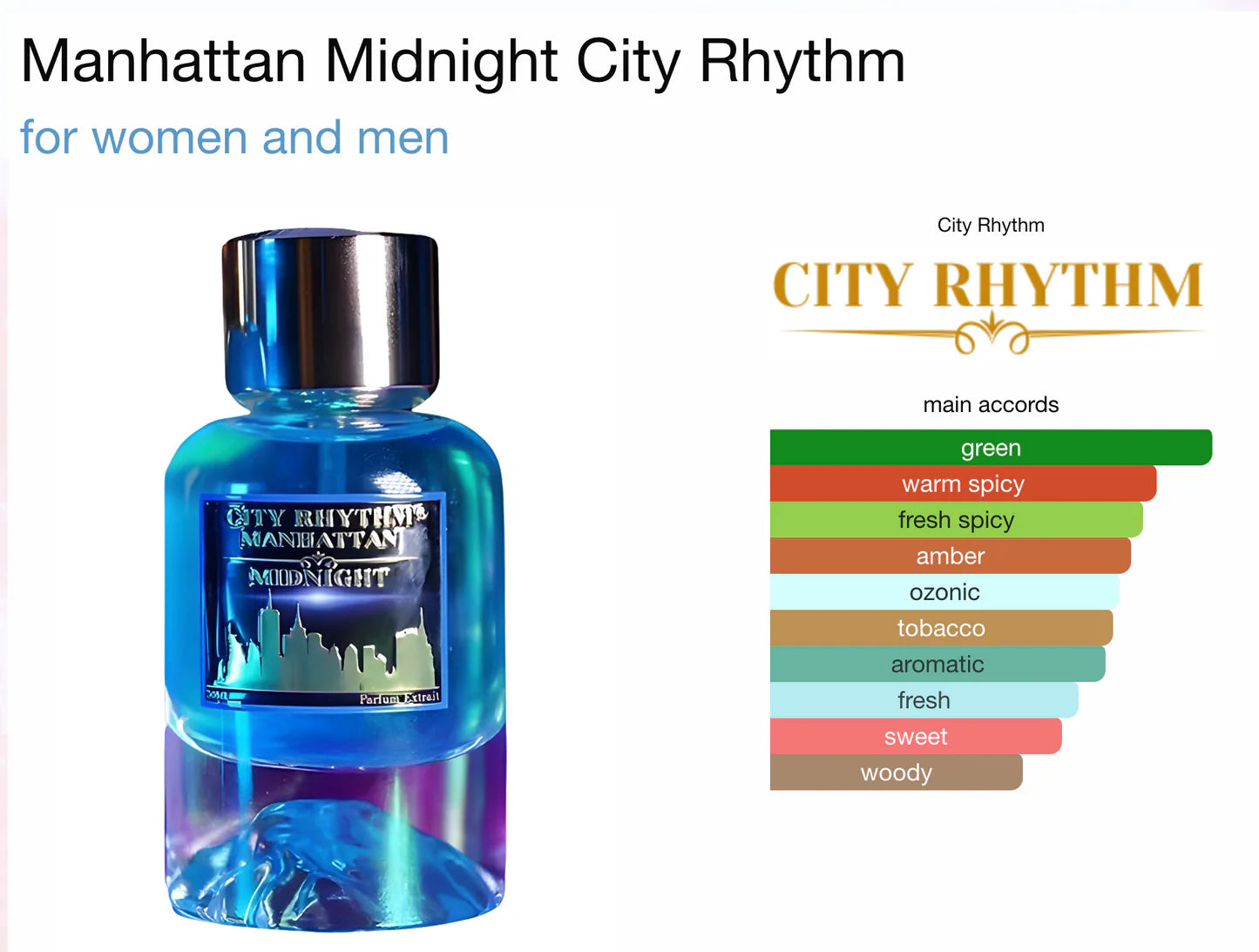 City Rhythm Manhattan Midnight Parfum Extrait